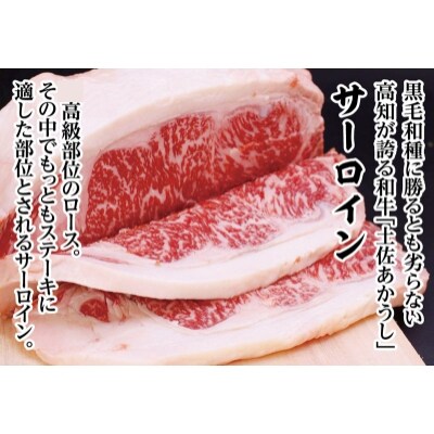 「土佐あかうし」サーロインステーキとスライスセット