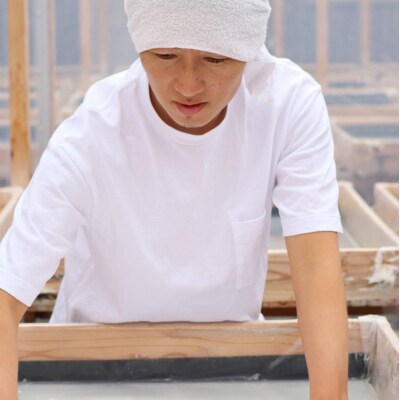 【四国一小さなまち】塩職人 田野屋青蜂　完全天日塩大粒セット　100g×3個