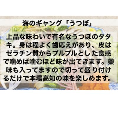 【四国一小さなまち】土佐のウツボのタタキ　250g~300g程度 ≪ヤマシン≫
