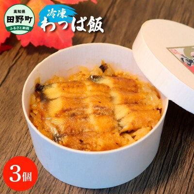 ★四国一小さなまち★田野町産うなぎのわっぱ飯　3個(冷凍)