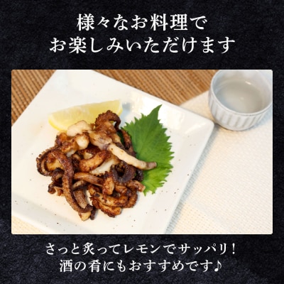 【四国一小さなまち】アオリイカのゲソ　2kg(500g×4パック)★2ヶ月定期便★隔月発送