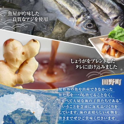 【四国一小さなまち】これが魚屋の漬け丼だ!～アジ～ 80g×5P