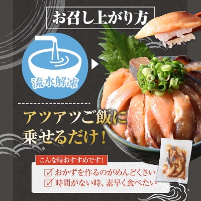 【四国一小さなまち】これが魚屋の漬け丼だ!～アジ～ 80g×10P