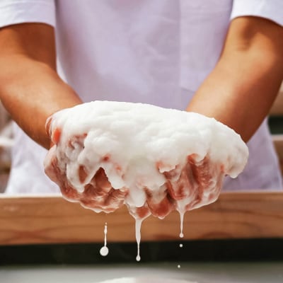 【四国一小さなまちのお塩】 塩職人 田野屋青蜂　完全天日塩ミル用 2袋セット