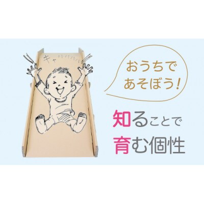 ダンボール遊具punnyほいく　すべり台　M