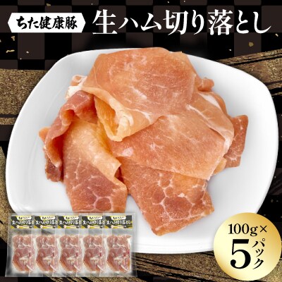 ちた健康豚　生ハム切り落とし　100g×5パック