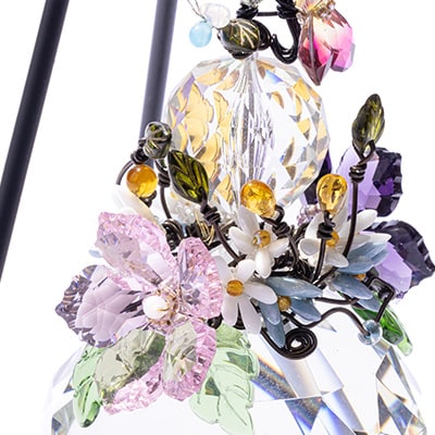置き型　サンキャッチャー　煌めきの花