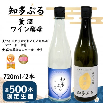 【愛知の酒米】日本酒・知多ぶる2本セット　各720ml
