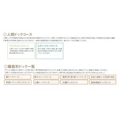 マリーゴールド コース 受診券 1名様分 約120分 半田市医師会健康管理センター