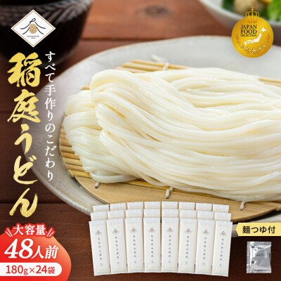 稲庭うどん2人前×24袋　つゆ付セット[C0202]
