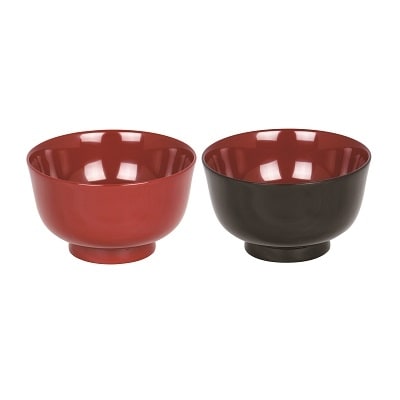 川連漆器　羽反夫婦椀[B5-5301]