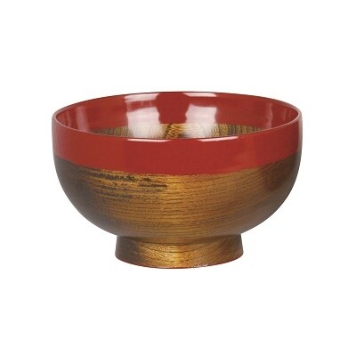 川連漆器　布張汁椀[H2-5601]