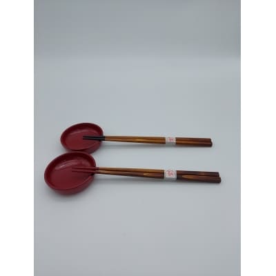 箸置付豆皿と箸セット[H5703]