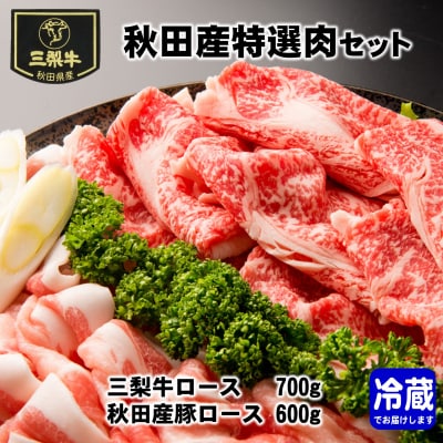 秋田産特選肉セット　8～10人前[N2-1601]