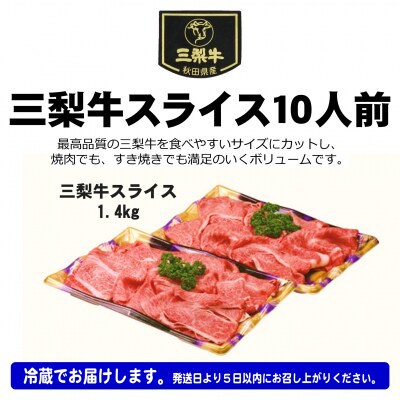 三梨牛スライス　10人前[O7-1601]