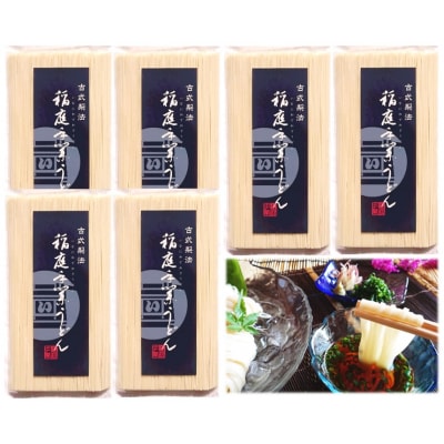 稲庭うどん料理人仕立33人前　450g(26cm)×6袋[B5-1501]