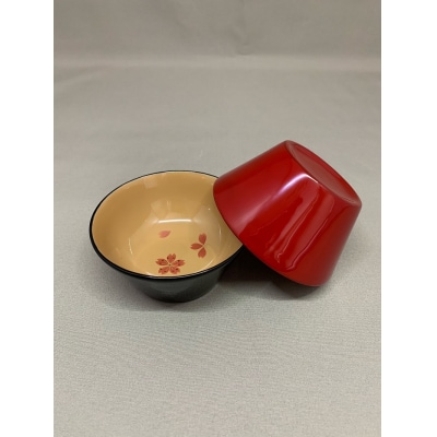 川連漆器　盃　サクラペア(2入)[B9-6401]