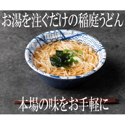 稲庭うどんの即席タイプ【かきたま付き】10食セット[B5-0302]
