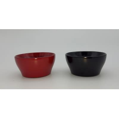 川連漆器　ぐいのみ　桜ペア[B3-5701]