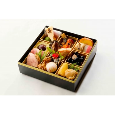 【数量限定】和洋中のおひとり重 生おせち「福籠」(12/31お届け)[B9-4501]