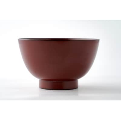 川連漆器　大椀(朱)[C6-6302]