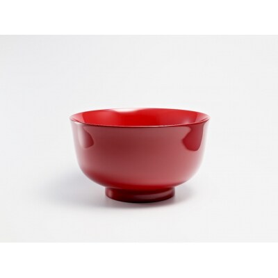 川連漆器　燻椀　IBURIWANCO 小丼　朱[B8-5401]