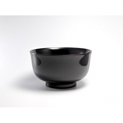 川連漆器　燻椀　IBURIWANCO　小丼　黒[B8-5401-1]