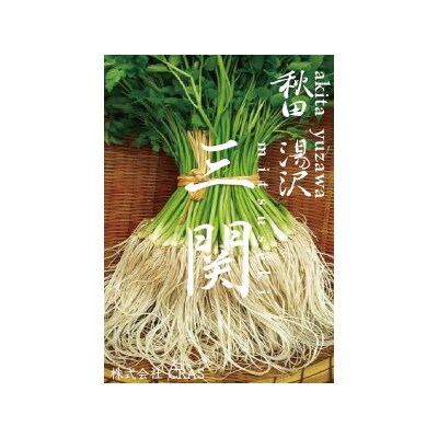 三関産せり鍋セット 3～4人前 (せり1kg 比内地鶏鍋つゆ 稲庭うどん生麺 )[B7-10901]