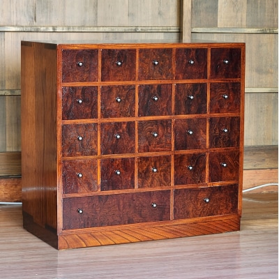 小型薬箪笥風小物入れ[F8803]