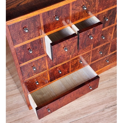 小型薬箪笥風小物入れ[F8803]