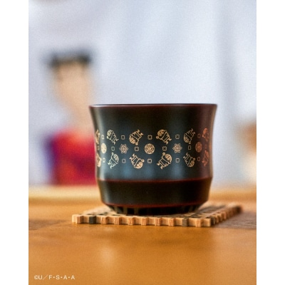 クレヨンしんちゃん 川連漆器カップ 雪柄 黒・赤セット[O16701]