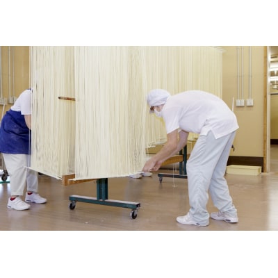 ハルユタカ特等粉全量使用 稲庭手延饂飩 黄金 150g×2束[A9402]