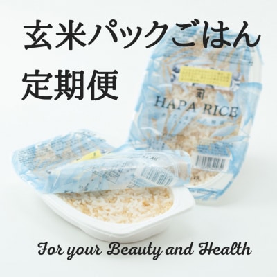 【定期便】あきたこまち酵素玄米パックごはん【乳酸菌入り】(6ヵ月)[E2304]