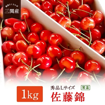 さくらんぼ(佐藤錦) 秀L 1kg[H1-2801]