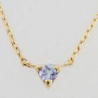 K18イエローゴールドタンザナイトネックレス
