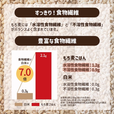 【はくばく】国産もち麦(50g×6袋入り)×6袋