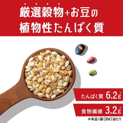 【はくばく】たんぱく質が摂れるお豆ブレンド雑穀(30g×6袋入り)×6袋