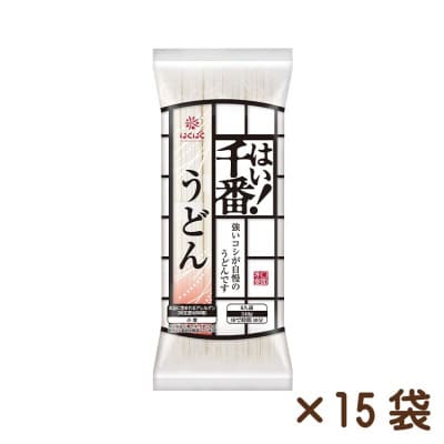 【はくばく】はい!千番うどん　540g×15袋