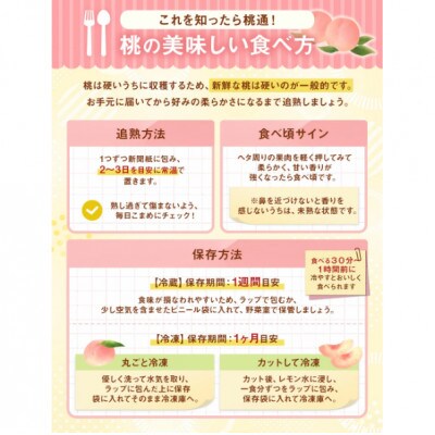 【満足規格】山梨県産の桃約3kg(7～9玉)品種おまかせ