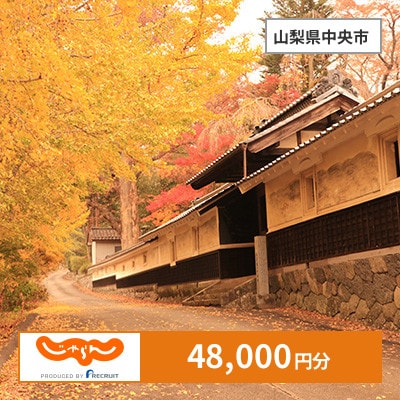 【じゃらんふるさと納税クーポン】 山梨県中央市でつかえる48,000円 クーポン