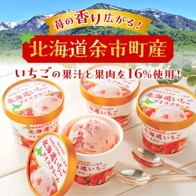 北海道いちごアイスクリーム 110ml×12個セット ギフト_Y051-0001