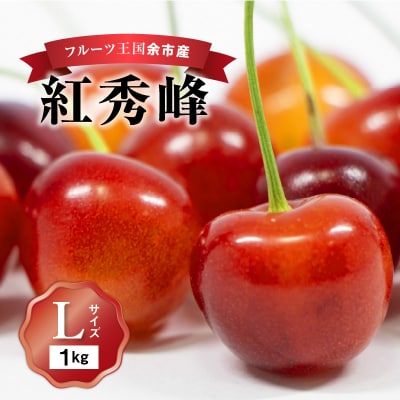 2026年発送【先行受付】紅秀峰【Lサイズ】500g×2【ニトリ観光果樹園】_Y074-0139