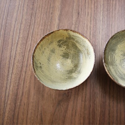 刷毛目めし碗 作家:馬渡 新平_Y020-0450