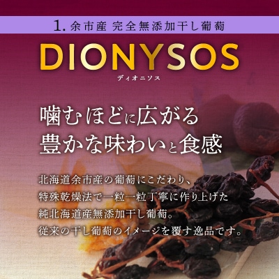 【ギフトボックス】余市産完全無添加干し葡萄と余市産セレクトワインのセット ～C～_Y050-0027