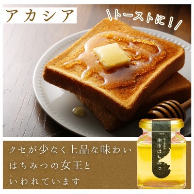 北海道余市町産　無添加はちみつ　アカシア(滝下養蜂園)[ふるさとクリエイト]_Y067-0048