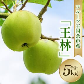 フルーツ王国余市産「王林」5kg【ニトリ観光果樹園】_Y074-0058