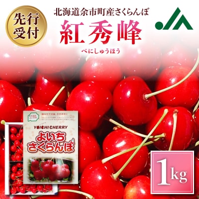 【先行受付:2026年7月中旬以降発送分】さくらんぼ (紅秀峰) 1kg_Y010-0657