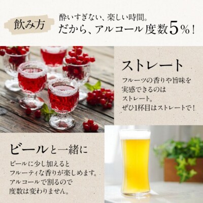 余市リキュールファクトリー　果物リキュール　3本セット_Y069-0001