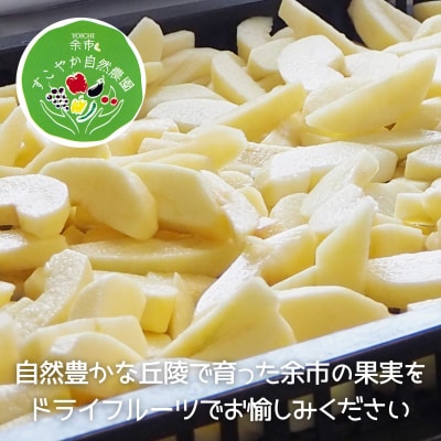 【余市産】すこやか自然農園「ドライフルーツりんご」10g×2Pセット_Y034-0108