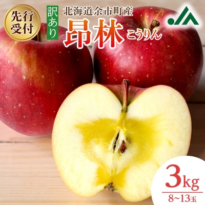 【先行受付:2026年10月中旬以降発送分】訳あり りんご(昂林) 3kg_Y010-0662